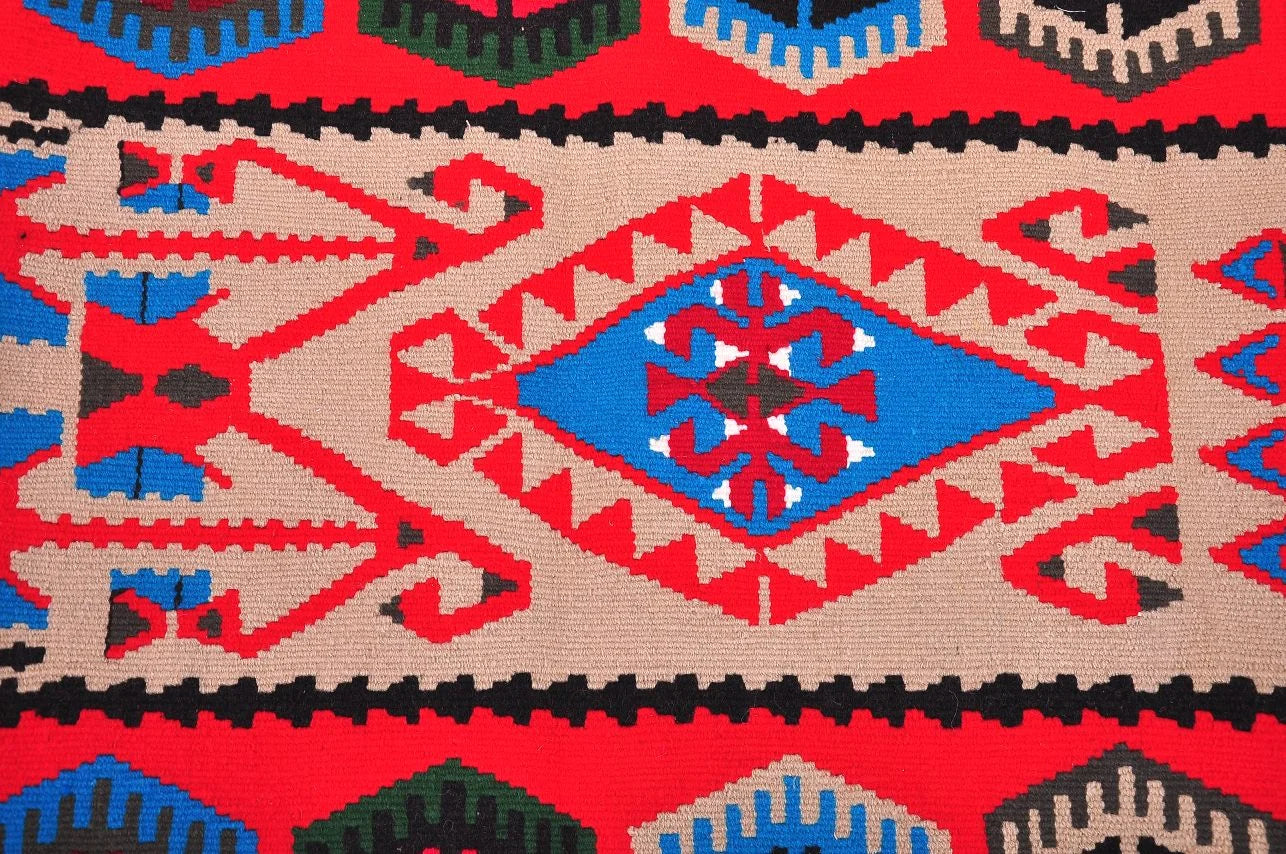 Cherry Moroccan Kilim Rug