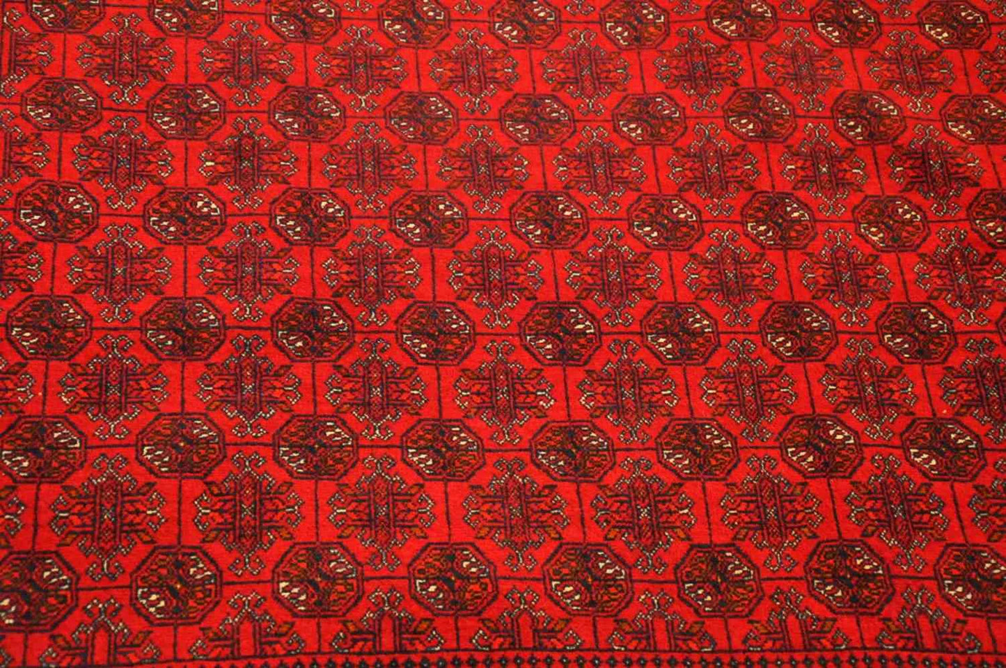 Scarlet Turkmen Woven Rug