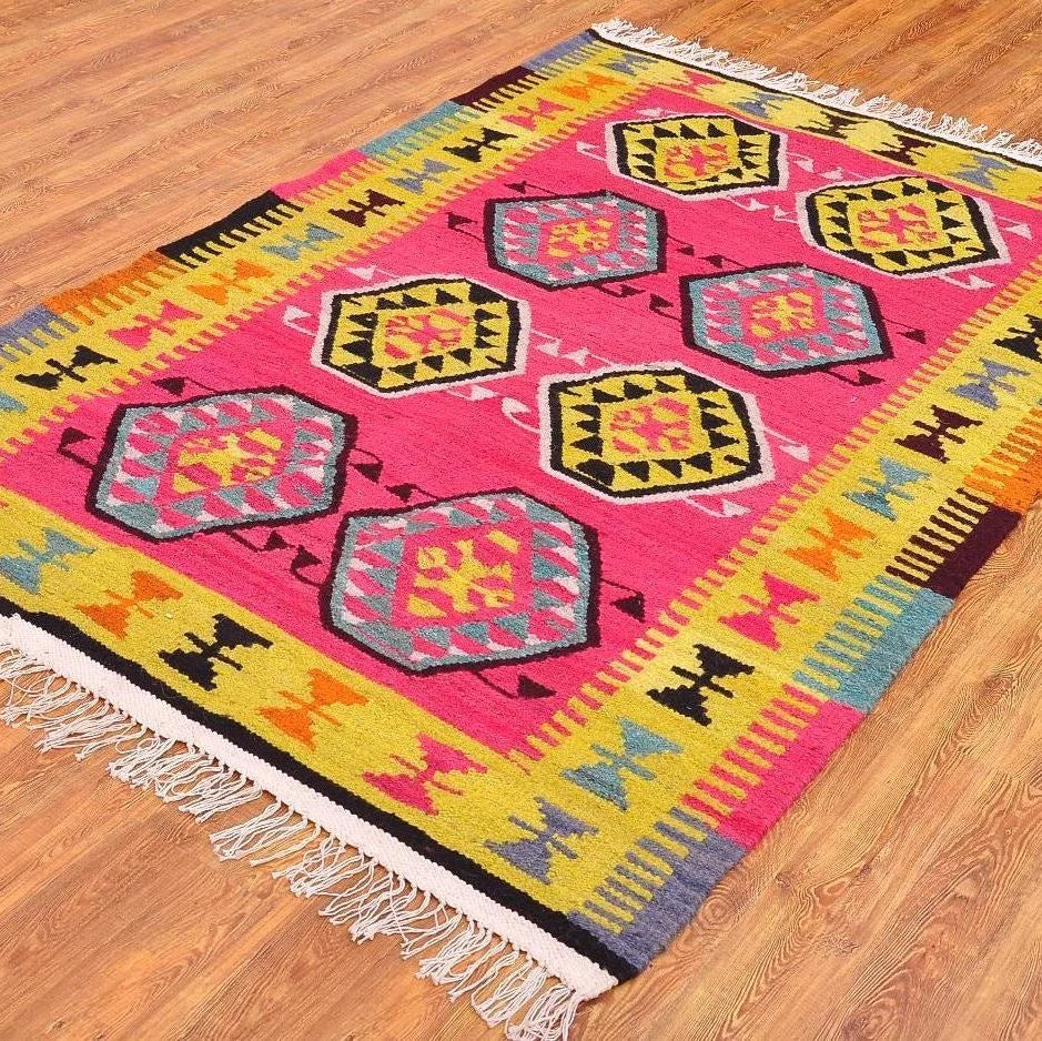 Lemon Cottage Kilim Rug