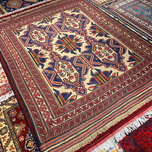 Tribal Handwoven Samarkand Rug